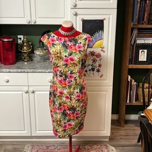 retro feel shift dress